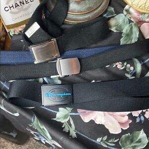 Nike,Champion,  3 Sports Belt Bundle